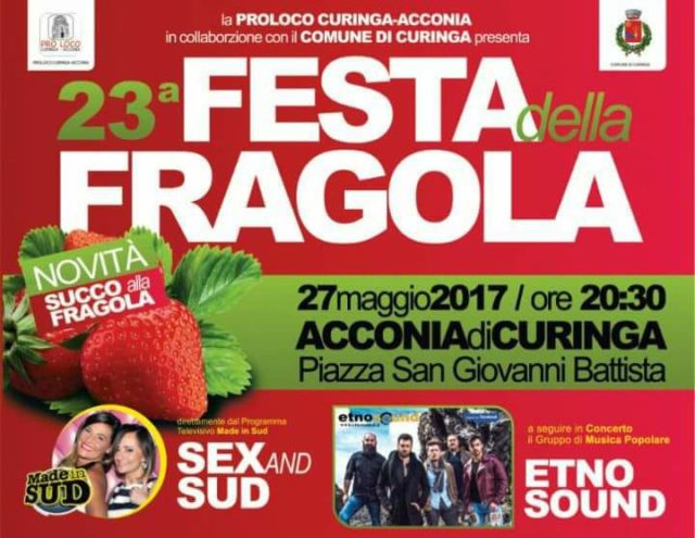 festa della fragola acconia